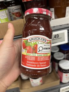 Smuckers seedless spread